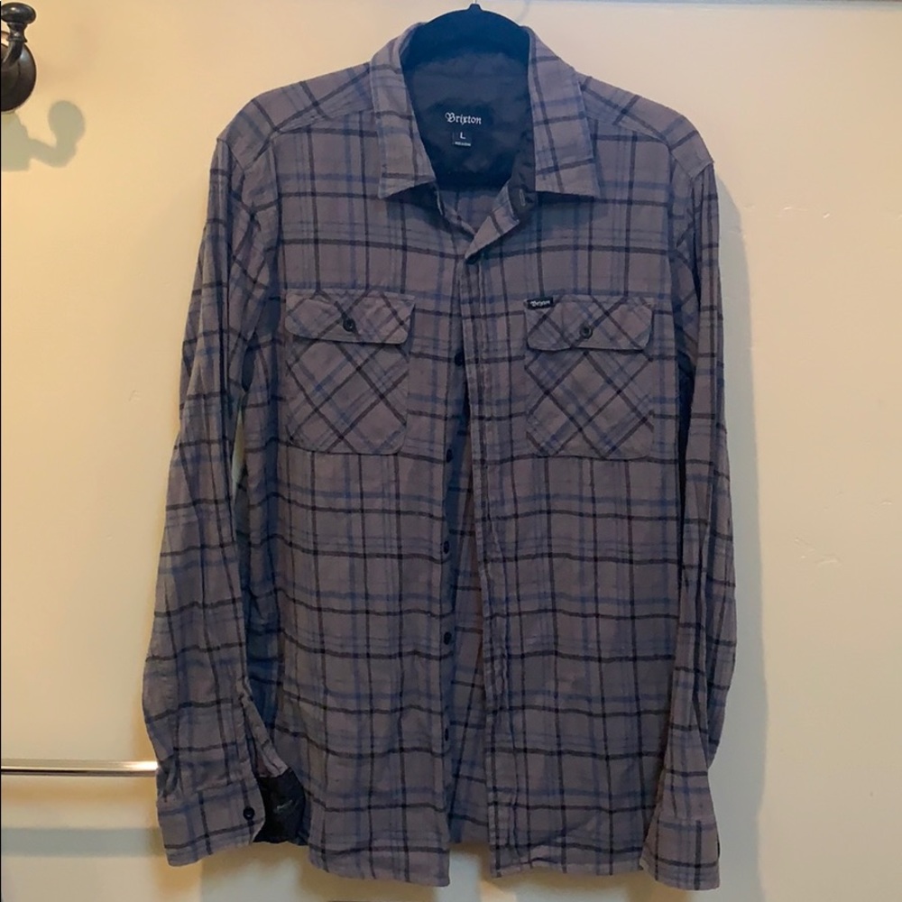 Grey Brixton flannel